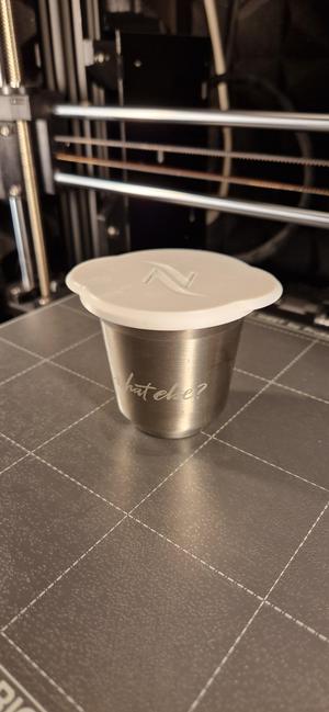 Lid for Nespresso Metal Cup: Keep Your Coffee Safe on the Go! What else!