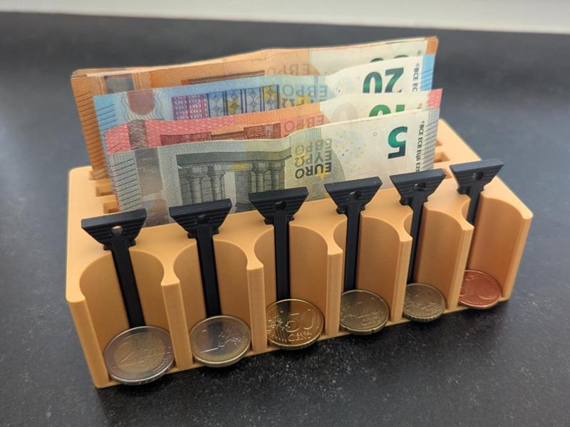 Euro Currency Organizer – 5 cents to 50 Euro!