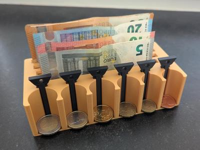 Euro Currency Organizer – 5 cents to 50 Euro!