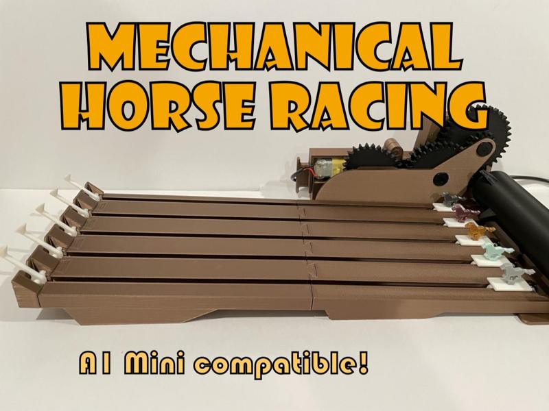 Motorized Horse Race Game