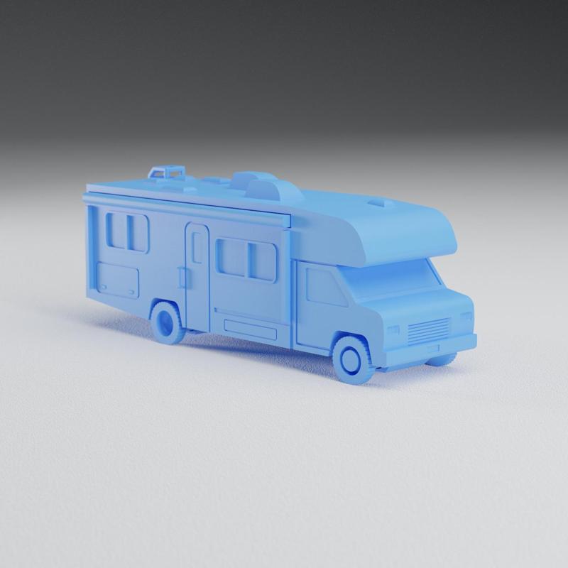 Print-In-Place Motorhome RV