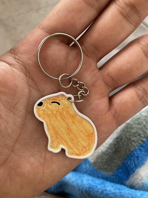 Capybara Keychain