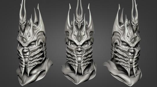 Lich King  Helmet - Helm of Domination