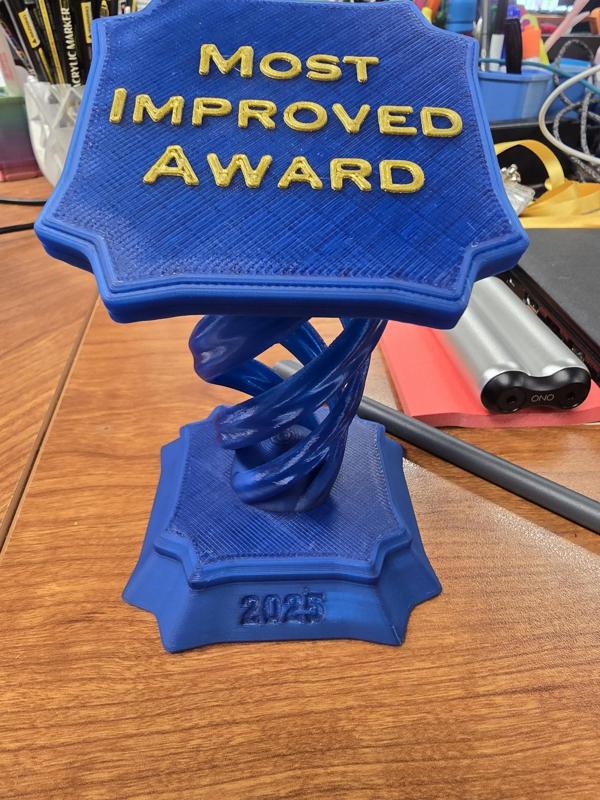 Award with Reinforced Twist Arms