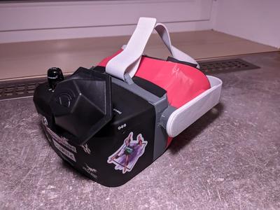 Eachine EV800D to Quest 2 facial interface adapter