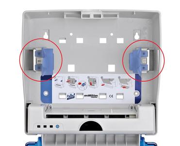 Replica of the roller holder for Lotus enMotion Impulse blue compact