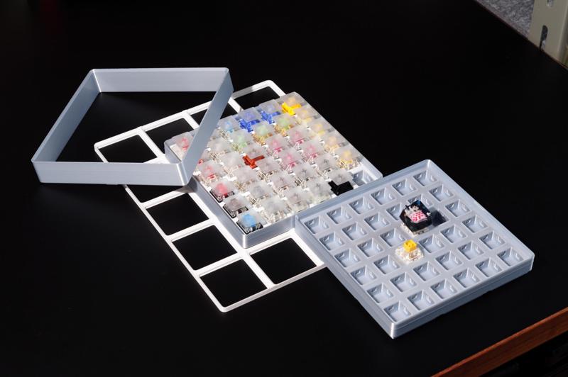Gridfinity Stackable Mechanical Keyboard Switch Bin for 36 Switches