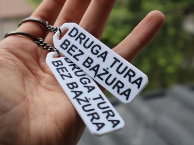 Druga Tura Bez Bążura Brelok