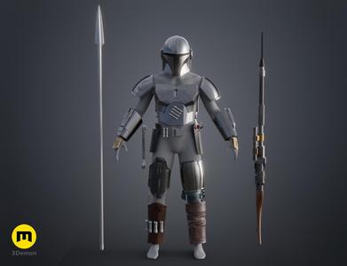 Mandalorian Armor and Helmet