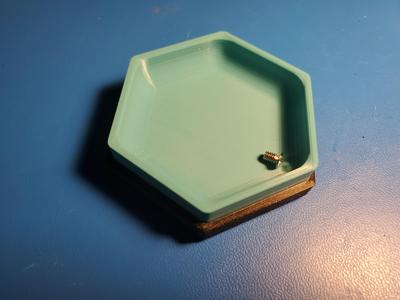 Hex-O-Mag 9000. No glue magnetic screw tray.