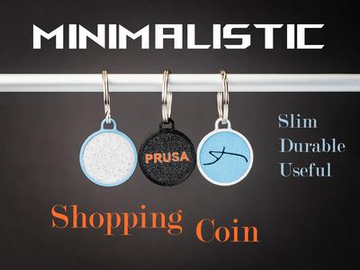 Super minimalistic Shopping Cart Coins