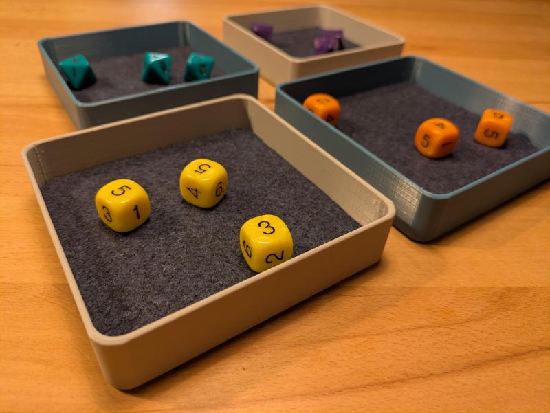 Simple Dice Trays (stackable)
