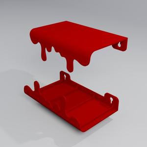 Dripping wall shelf