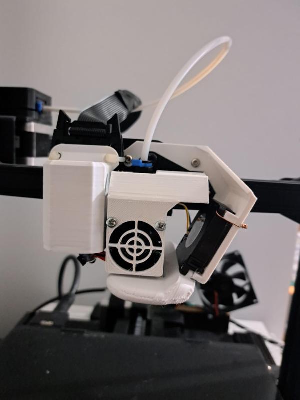 cr6 se Hotend Fan Case and Doughterboard Case