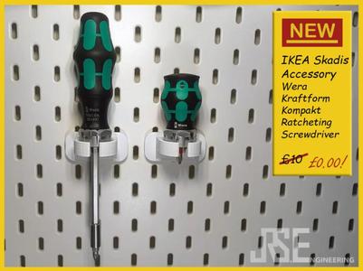 IKEA Skadis Wera Kraftform Ratchet Screwdriver