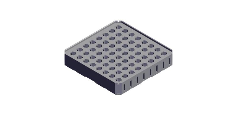 Multibin - 2x2x0.5H Hex Bit Insert.stl