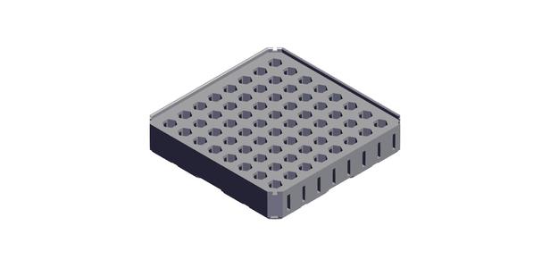 Multibin - 2x2x0.5H Hex Bit Insert.stl