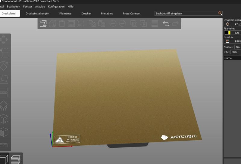 Anycubic Kobra 2 Plus - Prusaslicer bed