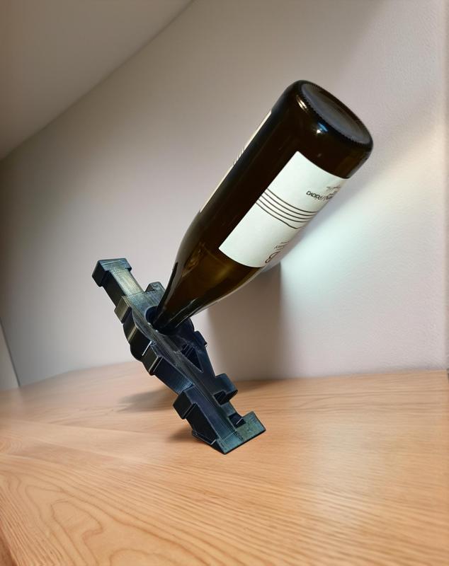 A loving wine and rum holder.