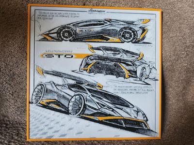 Lamborghini Huracan STO - HueForge