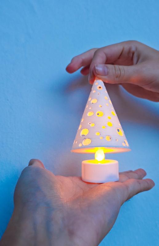 Christmas tree candles (cones)