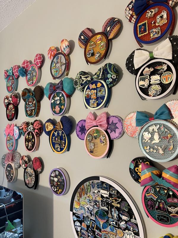 Mini pin board ear display