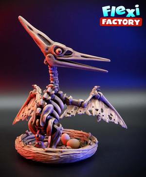 Flexi Factory Skeleton Pteranodon with XL and 3MF Versions Included!
