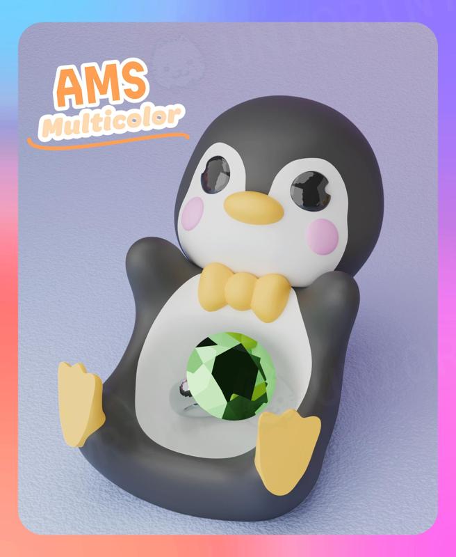 Penguin Ring Holder (Multicolor)