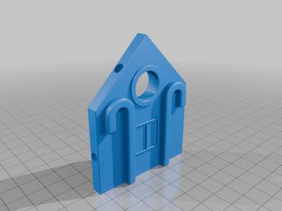 Magnetic gingerbread house