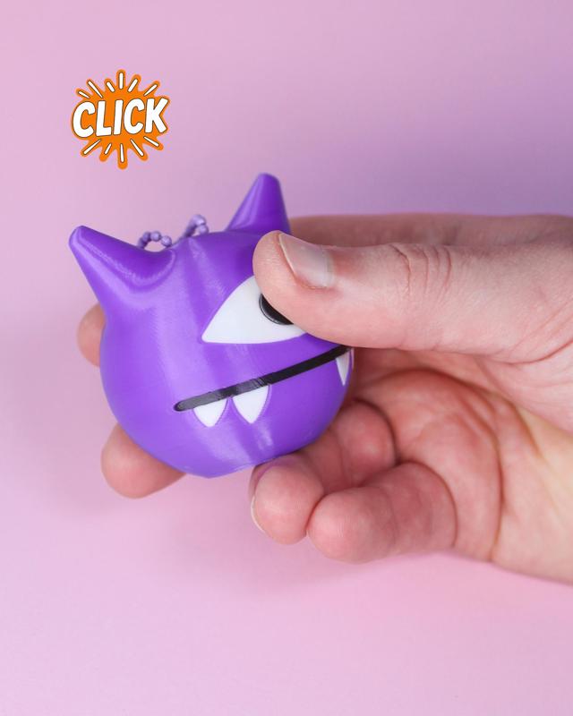 Space Shuttle and Monster Toy Fidget Clicker - Keychain - TLOU