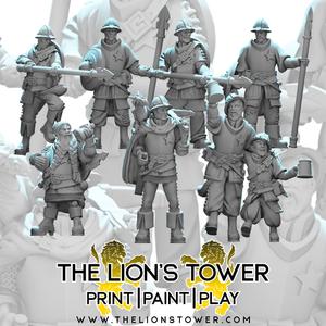 The City Watch - 32mm scale miniatures bundle (presupported)