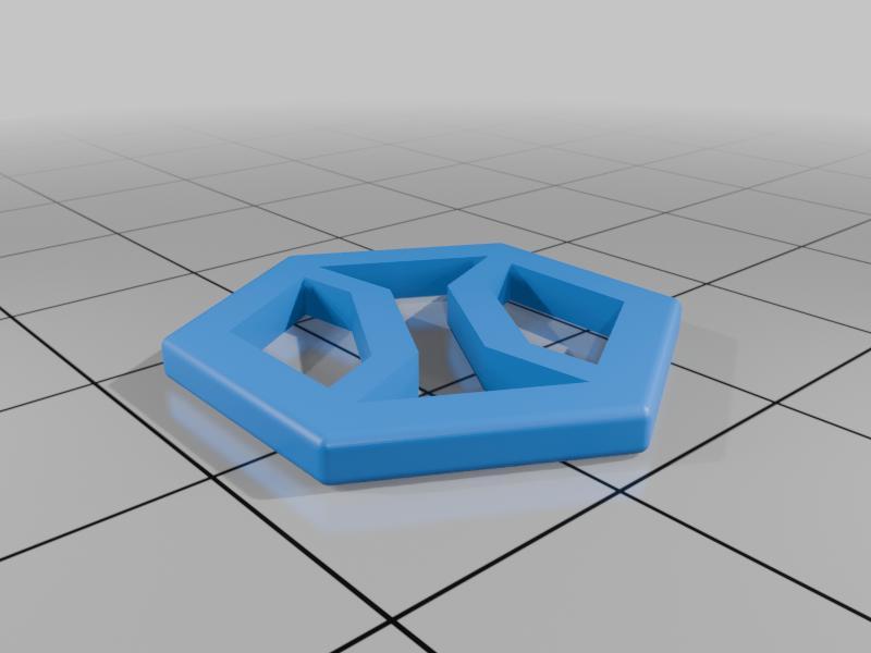 Heroscape Tournament Pass Medals "Polygon"