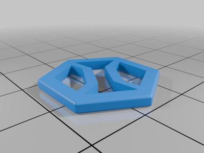 Heroscape Tournament Pass Medals "Polygon"