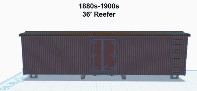 36' Reefer (Athearn based) (HO SCALE)