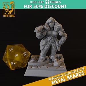 Elris Nobleaxe - Metal Beards - Titan Forge Miniatures February 2020