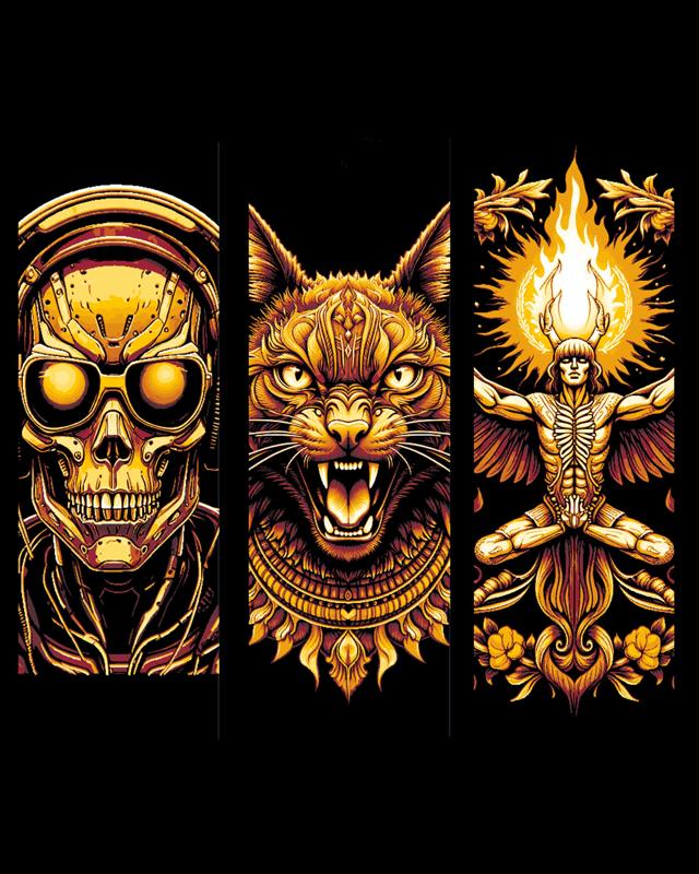 Sometimes a T-shirt design is just too cool to not share - Set of bookmarks