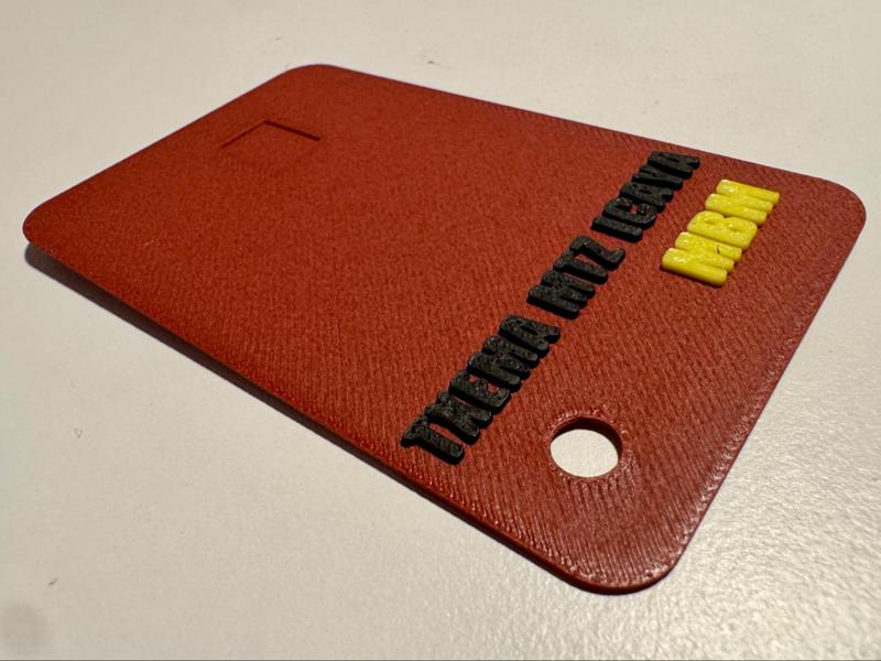 Customizable Replacement Card for Vending Machine