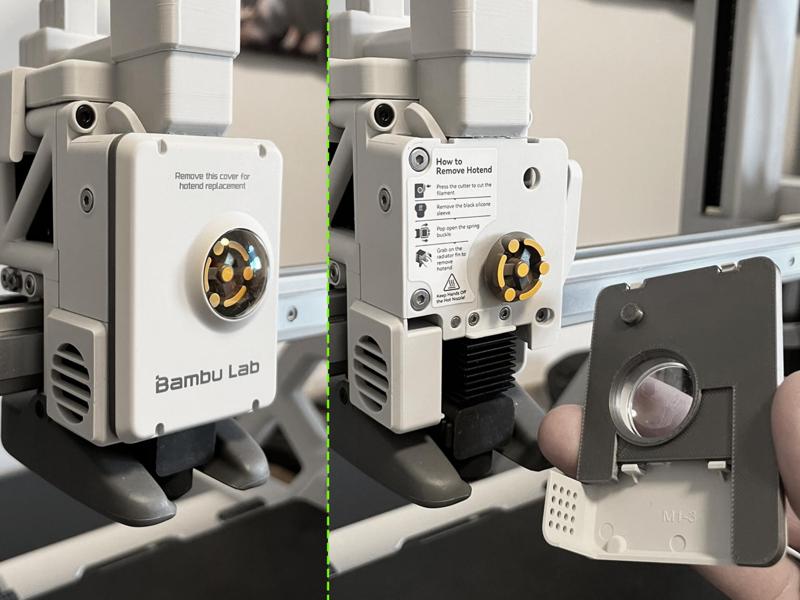 Magnetic Extruder Cover Adapter for A1&A1 Mini
