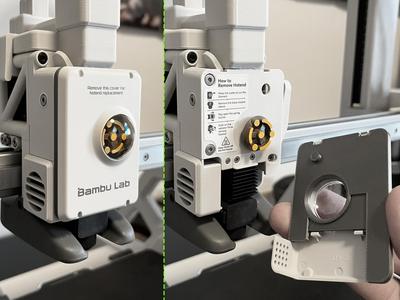Magnetic Extruder Cover Adapter for A1&A1 Mini