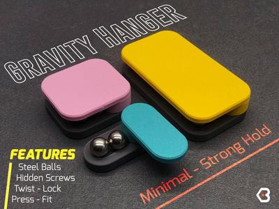 Gravity Hanger: Minimal Design, Maximum Hold