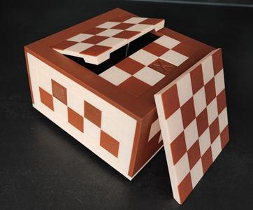 Chess Puzzle Box (30 Steps to Solve)