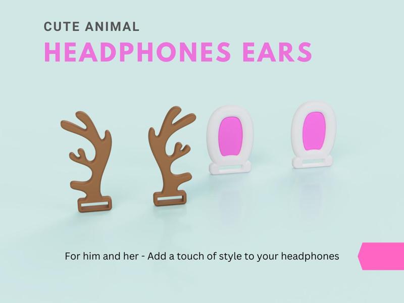 Headphones Animal Ears - Headset accessory