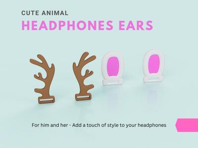 Headphones Animal Ears - Headset accessory