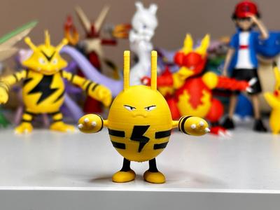Elekid (Pokemon) Multiparts 50mm Tall