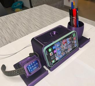 Iphone 13 Pro Max & iWatch 44mm charger for Desk