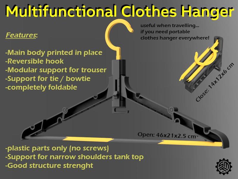 Portable Multifunctional Clothes Hanger - (PiP)