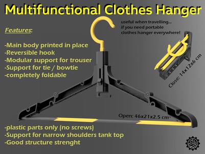 Portable Multifunctional Clothes Hanger - (PiP)