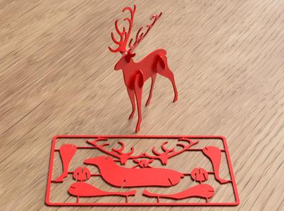 Christmas Deer Kit Card