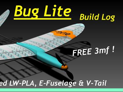 "Bug Lite" - 3D Printed Electric DLG (F5K)