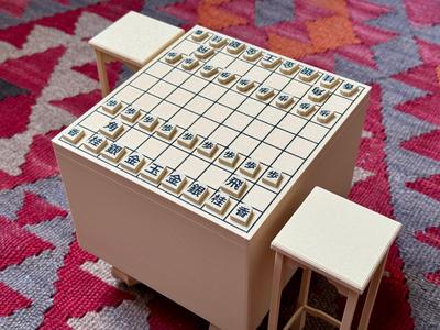 Shogi Board And Pieces
